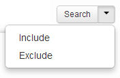 Search include exclude