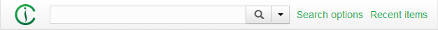 Search panel