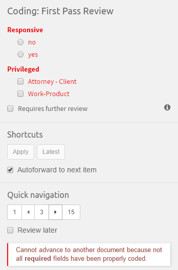 Coding Form Errors