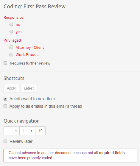 Coding Form Errors