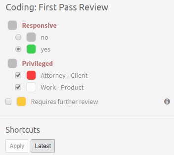 Apply Last Coding Decision