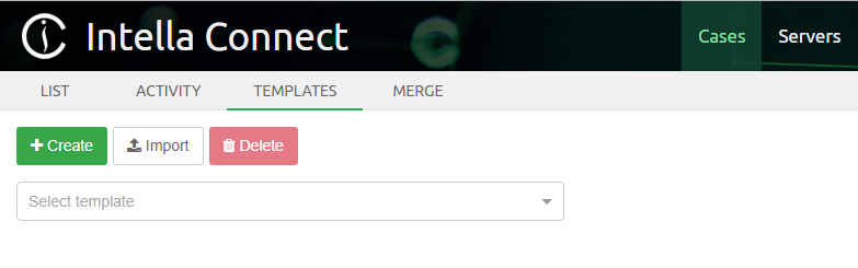 Case Templates Management
