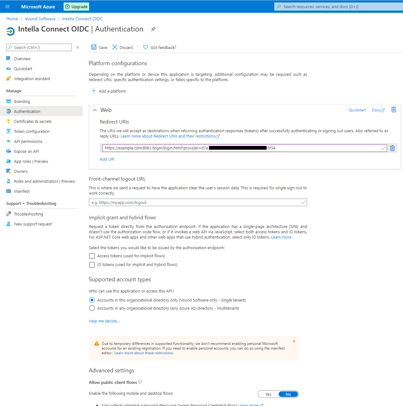 SSO with Intella Connect and Microsoft Azure step 11