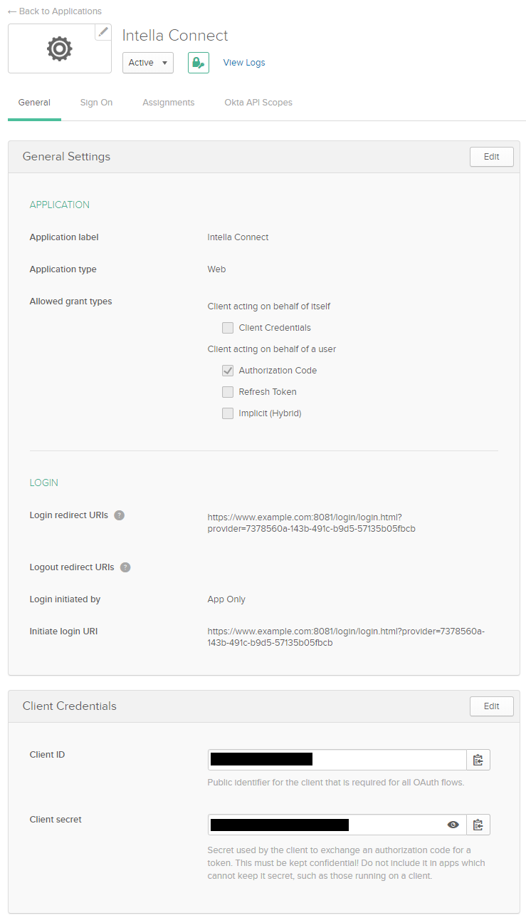 SSO with Intella Connect and Okta step 6