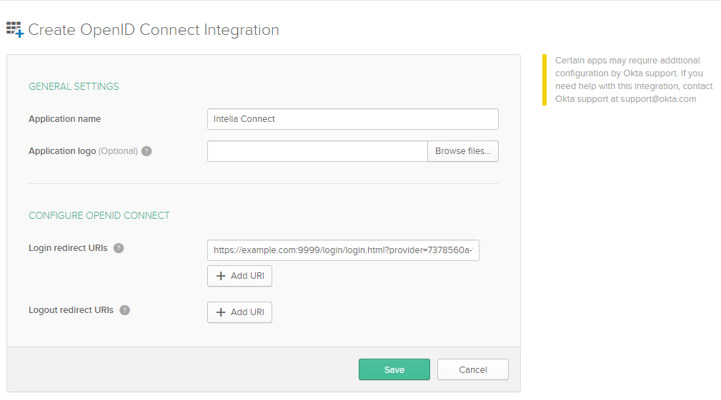 SSO with Intella Connect and Okta step 5