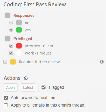 Apply Last Coding Decision