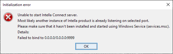Initialization error