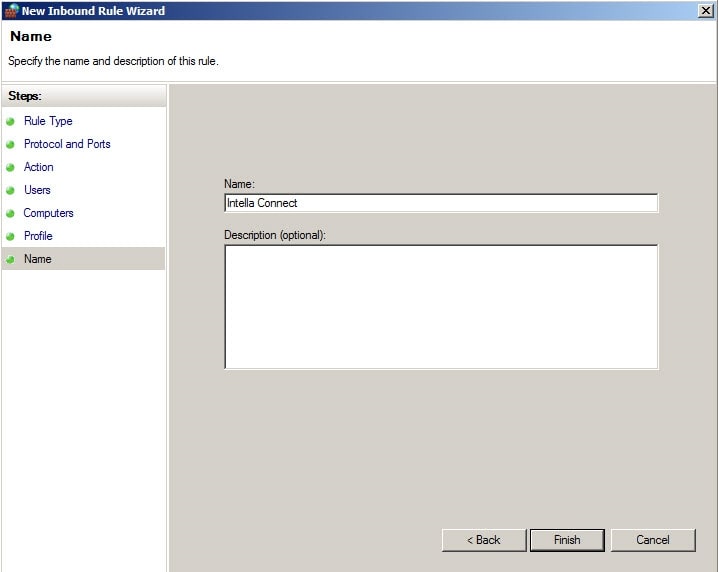 name the Rule appropriately