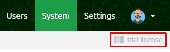 license ID on Dashboard