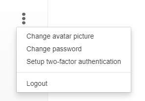 Options Icon menu