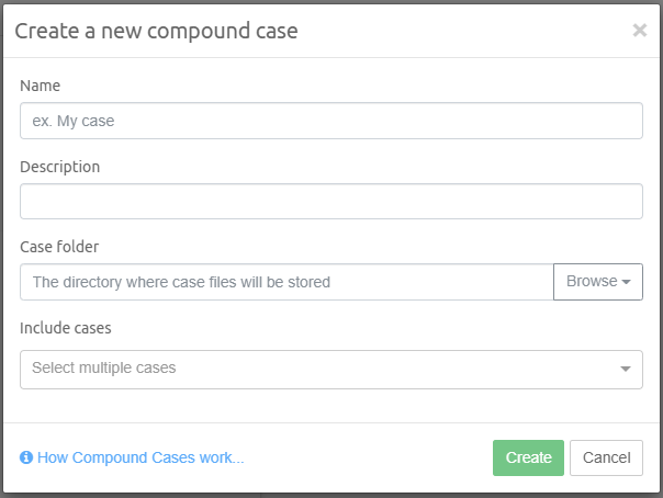Create compound case