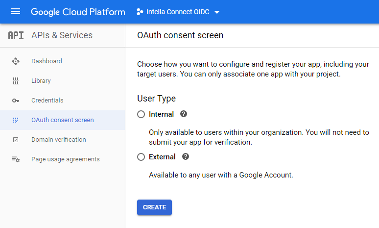 Configuring Google as SSO provider step 8