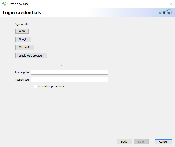 desktop add remote case login credentials