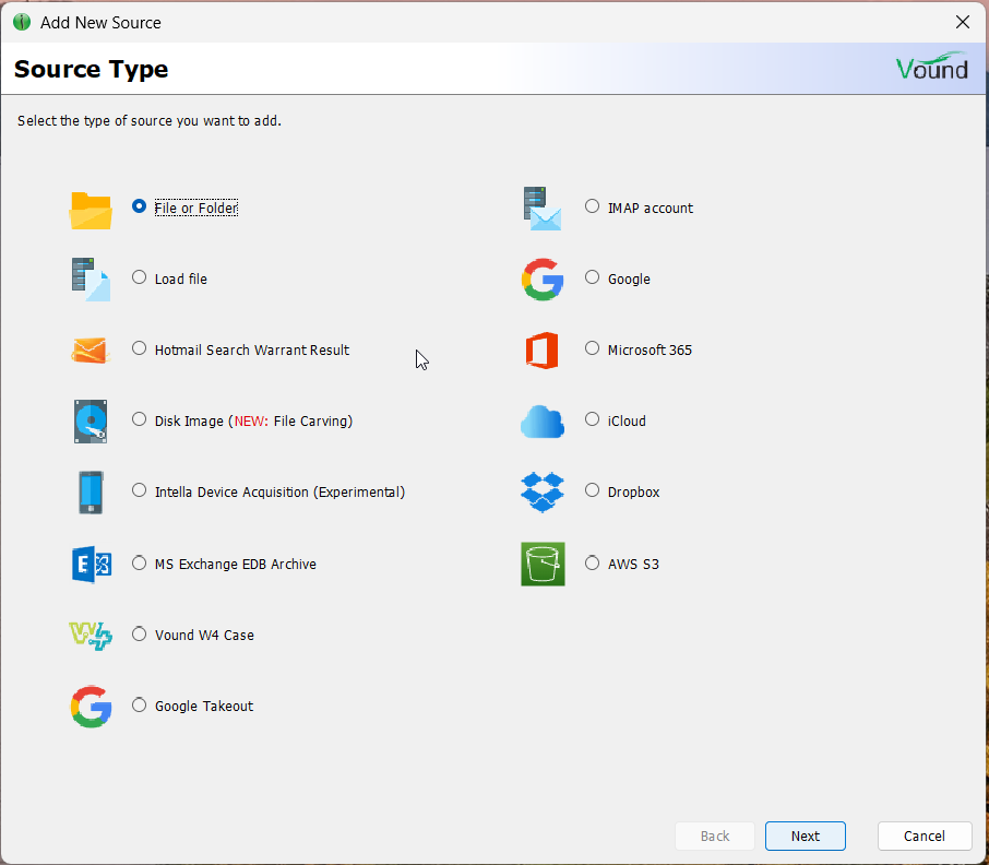 desktop add new source