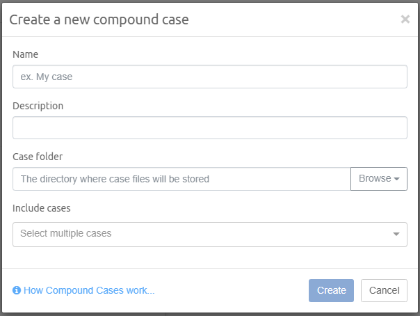 Create compound case