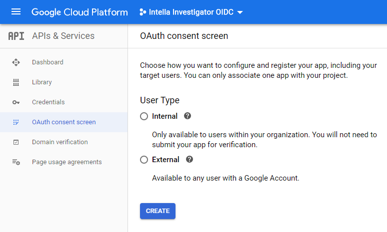 Configuring Google as SSO provider step 8