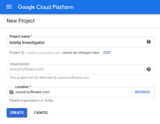 Configuring Google as SSO provider step 2