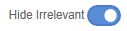 Hide Irrelevant icon