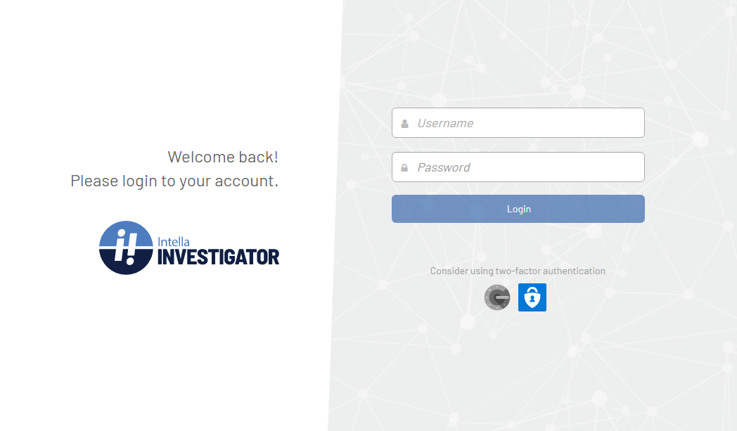 Logging into shared case