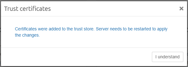 Restart required
