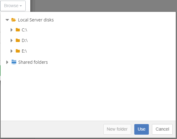 Browse file system