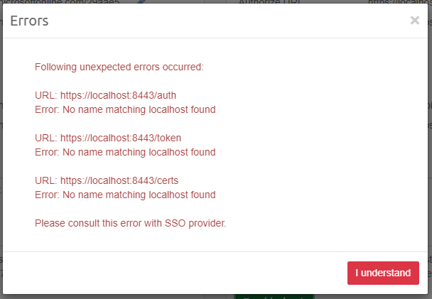 Unexpected errors