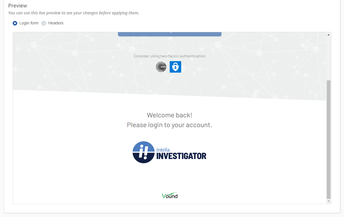 Branding Login