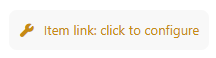 Widget missing configuration